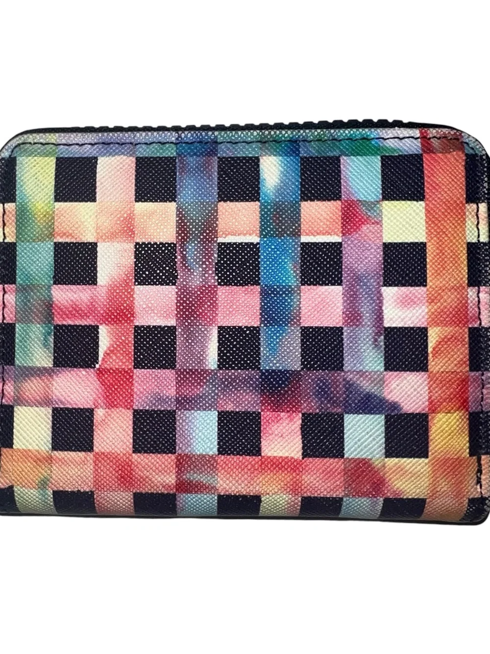 PARFOIS Multicolor Check Zip Wallet - Picture 3 of 8